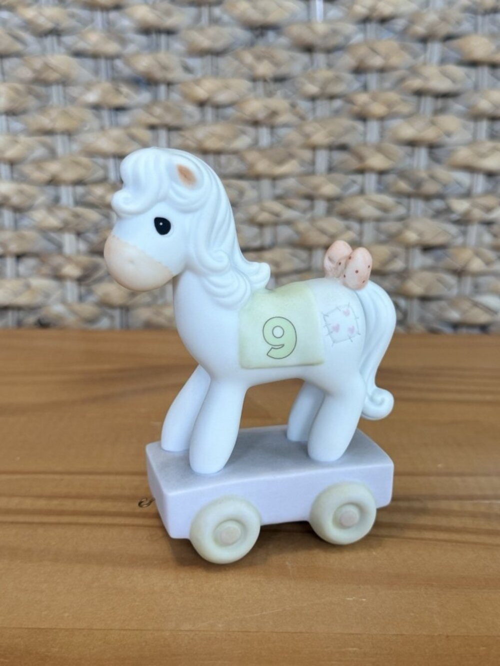 PRECIOUS MOMENTS Birthday Animal Train Series - Ninth 9th 9 Nine Birthday w/BOX